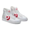 Pro Leather High « Summer Drip – Blanc/Rouge Université »