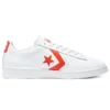 Pro Leather Low « Color Pop – Blanc Poppy vif »