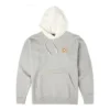 Pull à capuche brodé Converse x Bugs Bunny pour homme, manches longues, gris