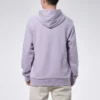 Pull à capuche Converse pour homme, style athleisure, décontracté et sportif, en tricot, violet clair
