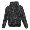 Pull à capuche pour homme Converse Athleisure Casual Sports Splash Ink Printing, doublé polaire, imprimé intégral