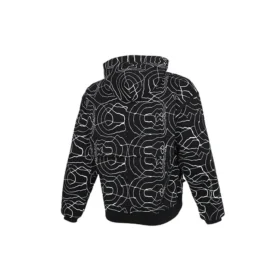 Pull à capuche pour homme Converse Athleisure Casual Sports Splash Ink Printing, doublé polaire, imprimé intégral
