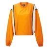 Pull à col rond avec coutures contrastées de la série Capsule, orange