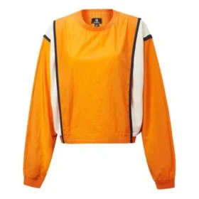 Pull à col rond avec coutures contrastées de la série Capsule, orange