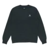 Pull à col rond Converse pour homme, style décontracté et sportif, noir foncé