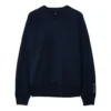 Pull à col rond en tricot sport uni Converse x Kim Jones pour homme, bleu marine