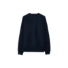 Pull à col rond en tricot sport uni Converse x Kim Jones pour homme, bleu marine