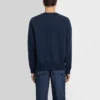 Pull à col rond en tricot sport uni Converse x Kim Jones pour homme, bleu marine