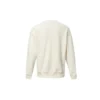 Pull à col rond et manches longues pour homme, blanc