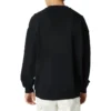 Pull à col rond pour homme Converse avec logo alphabétique imprimé, noir
