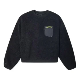 Pull court ample, tailles asiatiques « Noir »
