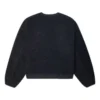 Pull court ample, tailles asiatiques « Noir »