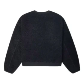 Pull court ample, tailles asiatiques « Noir »