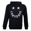 Pull à motif pour homme Converse noir