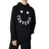 Pull à motif pour homme Converse noir