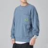 Pull-over Carpenter Crew, tailles asiatiques « Lakeside Blue »