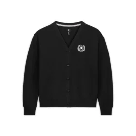 Retro Cardigan Tailles asiatiques « Noir »