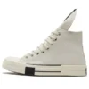 Rick Owens x DRKSHDW DRKSTAR Chuck 70 High « Egret » Rick Owens x DRKSHDW DRKSTAR Chuck 70 High « Egret »