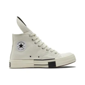 Rick Owens x DRKSHDW DRKSTAR Chuck 70 High « Egret »