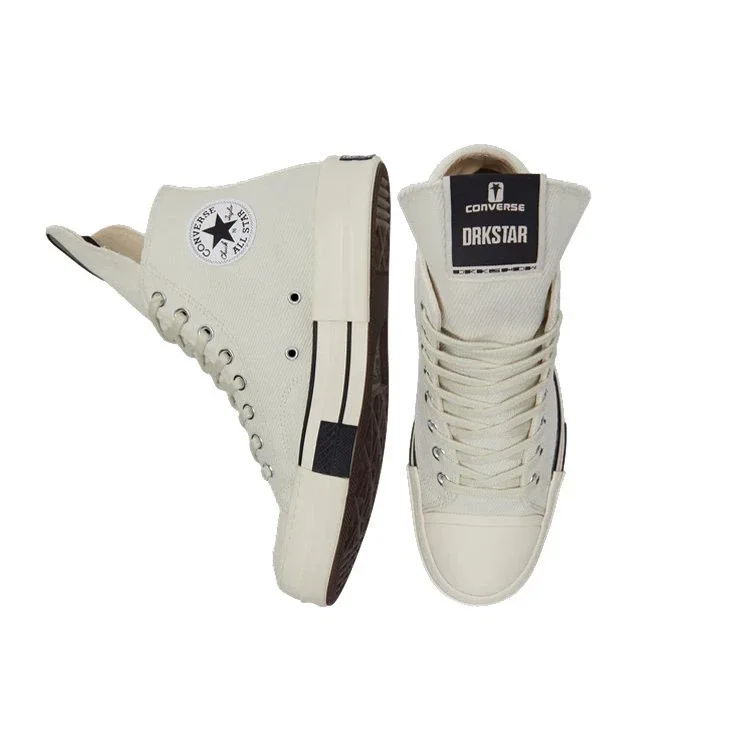 Rick Owens x DRKSHDW DRKSTAR Chuck 70 High « Egret » Rick Owens x DRKSHDW DRKSTAR Chuck 70 High « Egret »