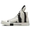 Rick Owens x DRKSHDW TURBODRK Chuck 70 High « Zebra »
