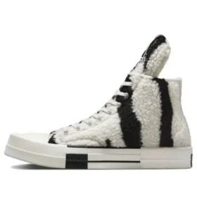 Rick Owens x DRKSHDW TURBODRK Chuck 70 High « Zebra »