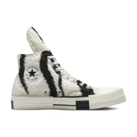 Rick Owens x DRKSHDW TURBODRK Chuck 70 High « Zebra »