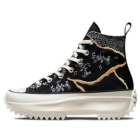Run Star Hike High « Metallic Floral »