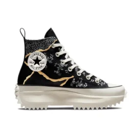 Run Star Hike High « Metallic Floral »