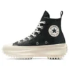 Run Star Hike Leather High Top « Sparkly Black »