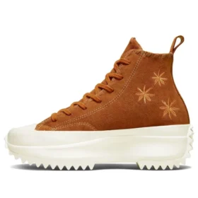Run Star Hike Platform High « Embroidered Floral – Amber »