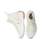 Run Star Hike Platform High « Embroidered Floral – Egret »