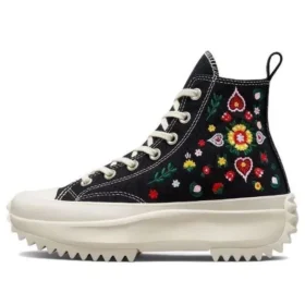 Run Star Hike Platform High « Floral Embroidery »