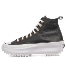 Run Star Hike Platform Metallic & Leather High Top « Noir »