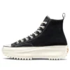 Run Star Hike Platform Suede « Noir Blanc »