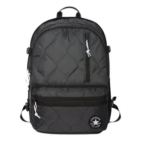 Sac à dos matelassé à bords droits « Black »