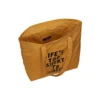 Sac fourre-tout en toile « Life&rsquo;s Too Short To Waste » de Renew « Brown »