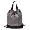 Sac seau à carreaux « Grey »