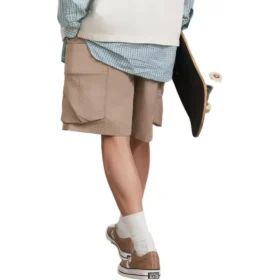 Short cargo, tailles asiatiques « Kaki »