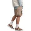 Short cargo, tailles asiatiques « Kaki »