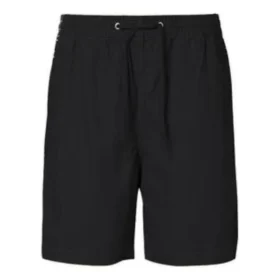 Short à carreaux Tailles asiatiques « Noir »