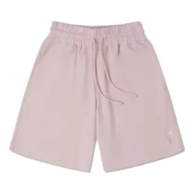 Short à cordon de serrage et motif floral brodé, tailles asiatiques « Pink »
