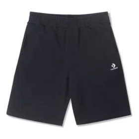 Short en polaire Go-To à chevrons et étoiles brodées, coupe standard, tailles asiatiques « Noir »