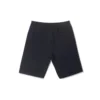 Short en polaire Go-To à chevrons et étoiles brodées, coupe standard, tailles asiatiques « Noir »
