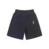 Short en tricot mi-long Logo, tailles asiatiques « Noir »