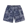 Short à motif cachemire, tailles asiatiques « Bleu marine »