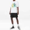 Short Star Chevron, tailles asiatiques « Noir »