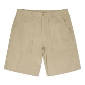 Short tissé, tailles asiatiques « Kaki »