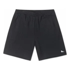 Short uni avec patch Sneaker, tailles asiatiques « Noir »