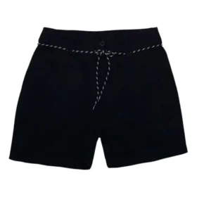 Short utilitaire en sergé, tailles asiatiques « Noir »